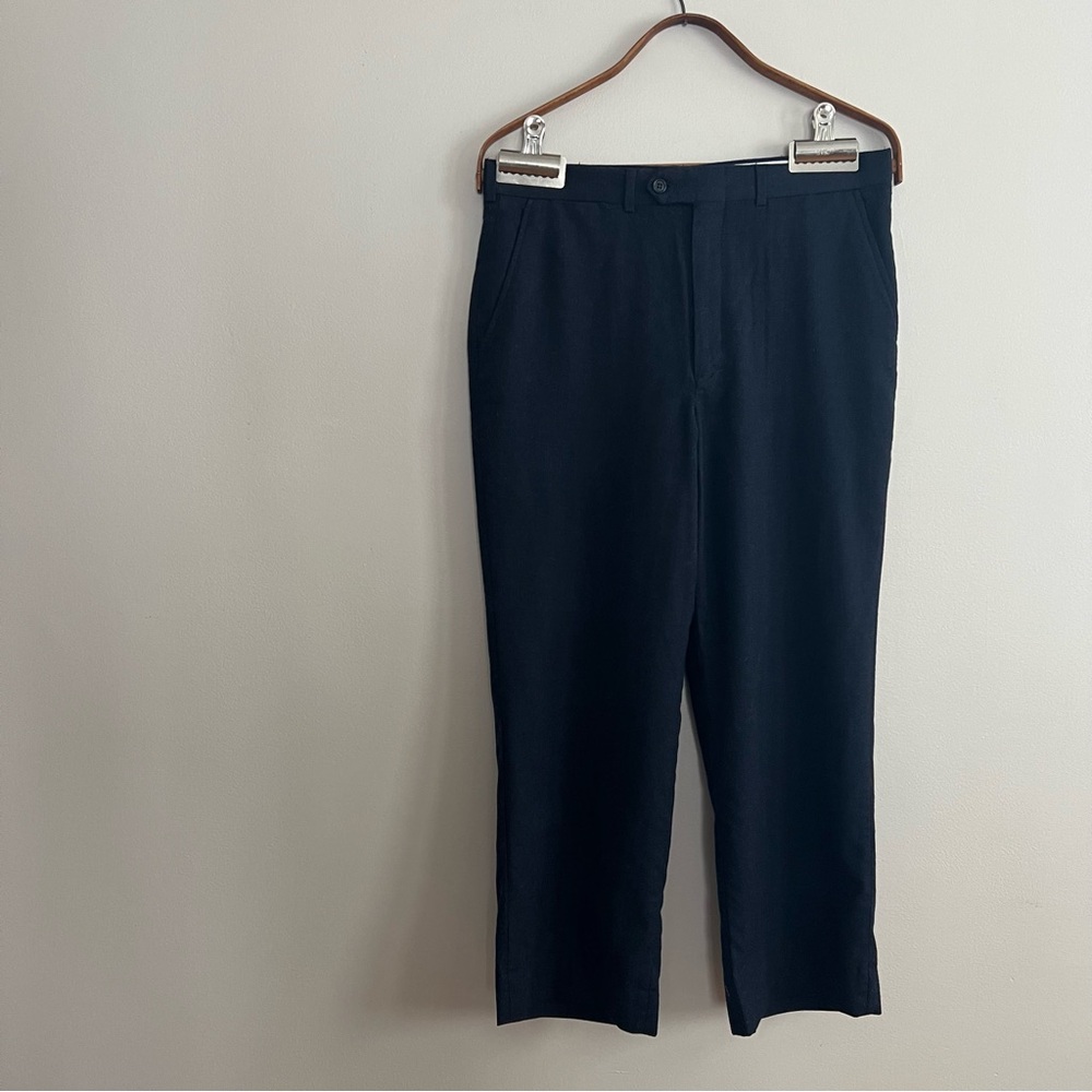 Strathmore by Anderson Little Navy 100% Wool Trouser